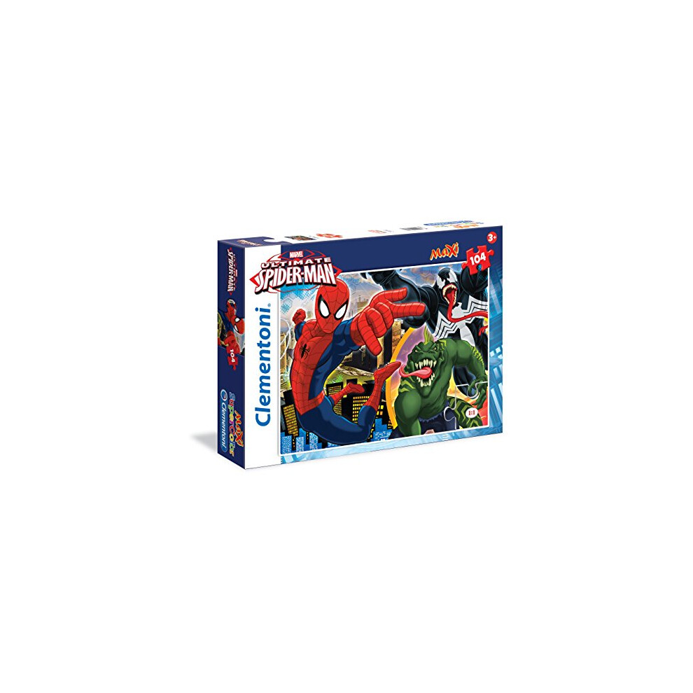 New Clementoni "Spiderman - Web Shooter Maxi Puzzle (104-Piece) 23684.8