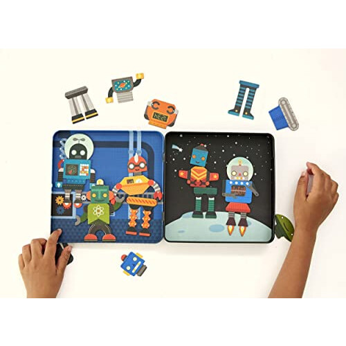 Petit Collage |?Magnets | Game On The Go Robot 2