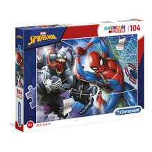 Clementoni - 27117 - Supercolor Puzzle for children-Spider Man-104 Pieces