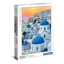 Clementoni -39480 - Collection Puzzle for Adults and Children-Santorini-1000 Pieces