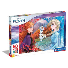 Clementoni - 26452 - Supercolor Puzzle - Disney Frozen 2 - 60 maxi pieces - Made in Italy - jigsaw puzzle children age 4+