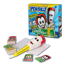 Pensilly drawing game, silly drawing game, wobbly pen, guess the drawing, frantic fast paced game