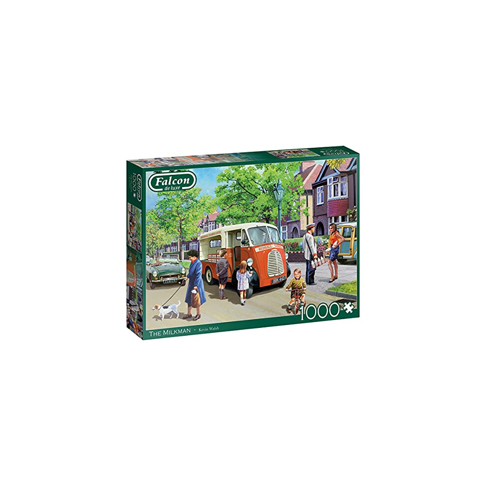 Falcon De Luxe Jumbo, - The Milkman, Jigsaw Puzzles For Adults, 1000 Piece
