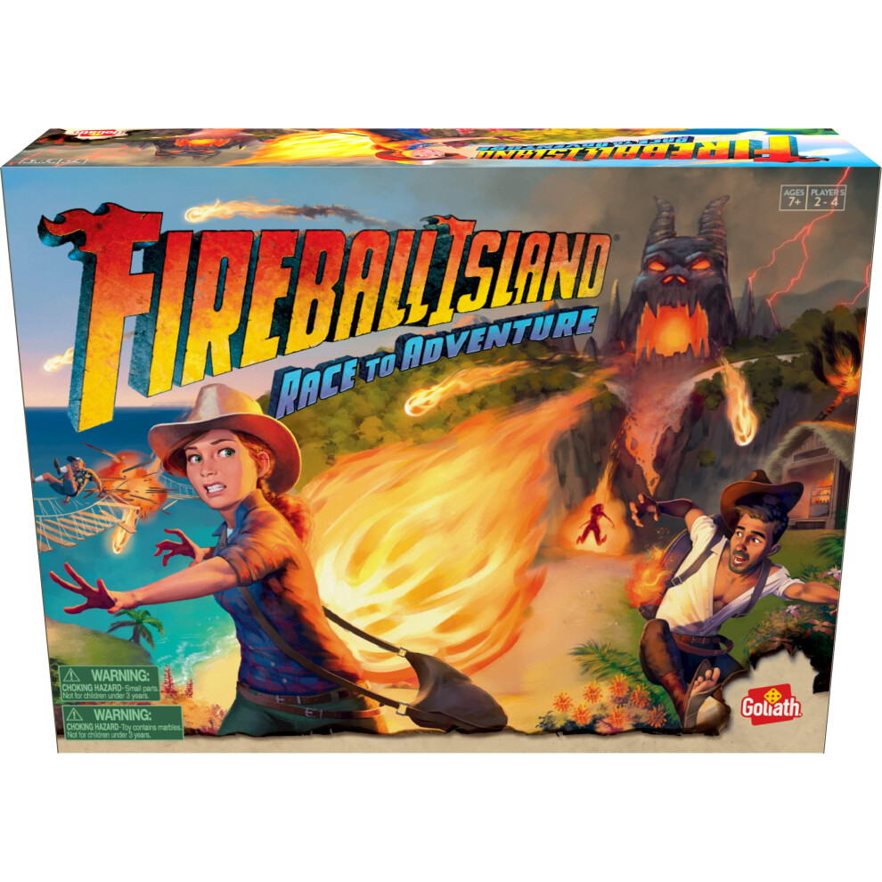 Goliath Games 919445.002 Fireball Island Family Games | for Ages 7+ | for 2-4 Players, Mixed