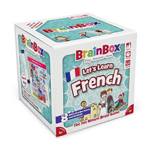 BrainBox Let's Learn French (2022) | Card Game | Ages 8+ | 1+ Players | 10+ Minutes Playing Time