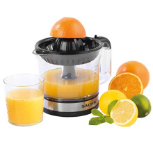 Salter EK5025 Electric Citrus Juicer Press - Extractor For Oranges/Lemon/Lime/Grapefruit, Juicing Machine, 600 ml Jug, Smooth/With Bits,