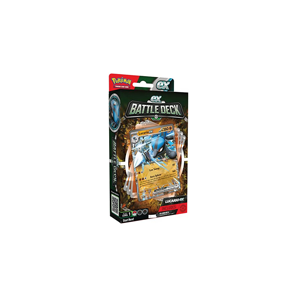 Pokémon Pok?Mon Tcg: Lucario Ex Battle Deck (Ready-To-Play 60-Card Deck)
