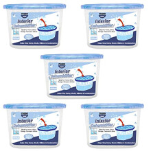 CUQOO Premium 500ml Dehumidifiers for Home Damp Pack of 5 ? Dehumidifiers Disposable Moisture Absorber for Home | Powerful Small dehumidifier |