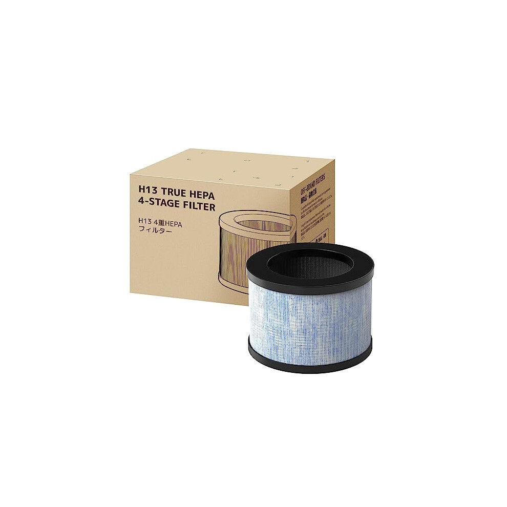 Conopu Air Purifier Replacement Filter, True H13 Hepa And Activated Carbon, Efficient 3-Layers Filtration, Jh01lx-Eu, Blue,Package May Vary