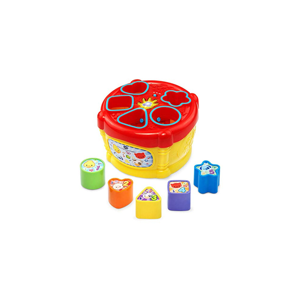 Vtech Sort And Discover Drum, Musical Toy With Learning Games, Interactive Toy Suitable For Boys And Girls Aged 12 Months & Over
