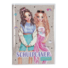 Depesche 11546 TOPModel 2021/22 School Planner with Weekly Overview, for Recording Homework, Notes and appointments, Transparent, Grid Cover,
