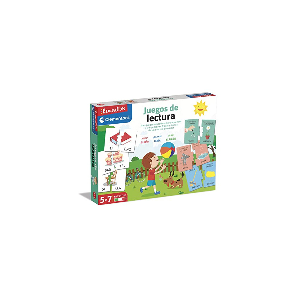 Clementoni 55310 Playing Learning Reading Games, Multicoloured