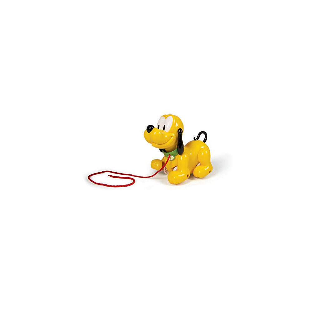 Clementoni 14981 "Pluto" Pull Along Toy for toddlers, Yellow