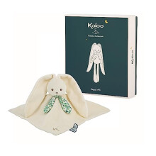 Kaloo - Lapinoo - Rabbit Comforter - Babies? Plush - Cream Colour - Square: 11.8"x11.8" / 30x30 cm - Material: Ultra-Soft Cotton & Corduroy - Gift Box