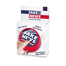 Fake News Sound Button - Celebrity Catchphrase Desktop Sound Machine - Funny Repeatable 7-Second Sound Bite Gadget - Press The Button & Hear The Sound
