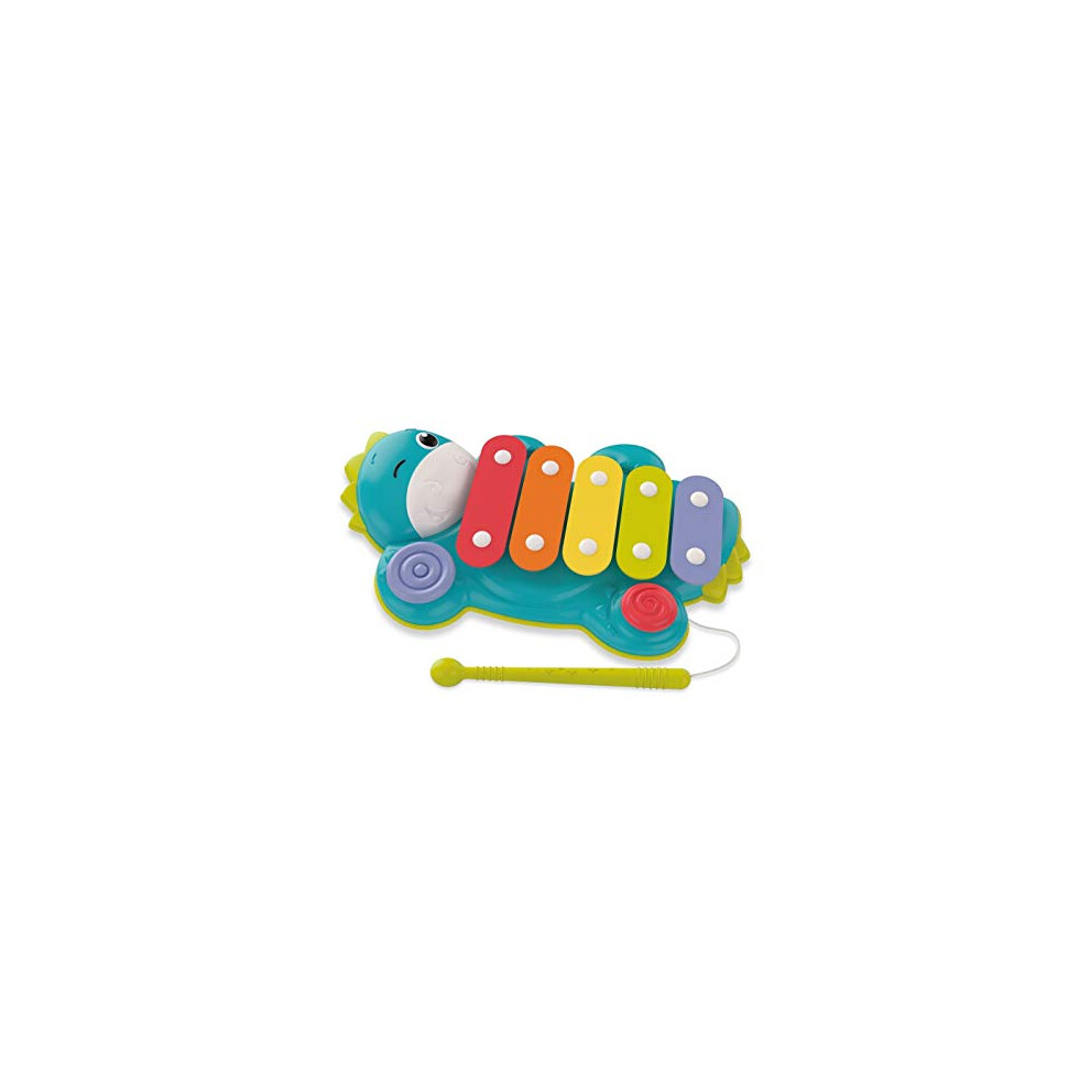 Clementoni-17263-Xylodino-xylophone for Kids from 18 Months and Older-Musical Instruments Educational and Sound Toy, Multi-Coloured, 3