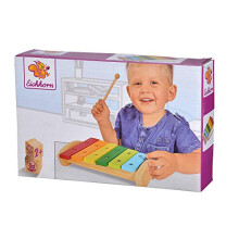 Eichhorn 100005075 Multicolour Toy Kids | Childrens Xylophone Comes with drumstick and with 6 Colourful Wooden Notes | for Ages 2