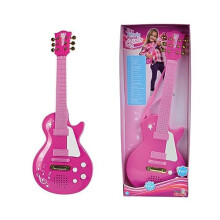Simba 106830693 Music World' Girl's Electronic Pink Guitar with Metal Strings | 56cm | For ages 4+