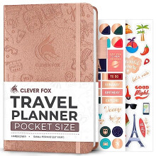 Clever Fox Travel Journal ? Vacation Planner with Budget Plan, Packing List, Expense Tracker & Trip Journal ? Travelling Itinerary Organizer for