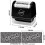 Miseyo Identity Theft Protection Roller Stamp Set - Black (Incleded 3 Refill Ink) 2