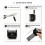 Miseyo Identity Theft Protection Roller Stamp Set - Black (Incleded 3 Refill Ink) 3
