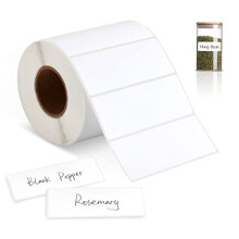 ilauke 1000 Self Adhesive Address Labels On Roll Sticky Stickers 89mm x 36mm
