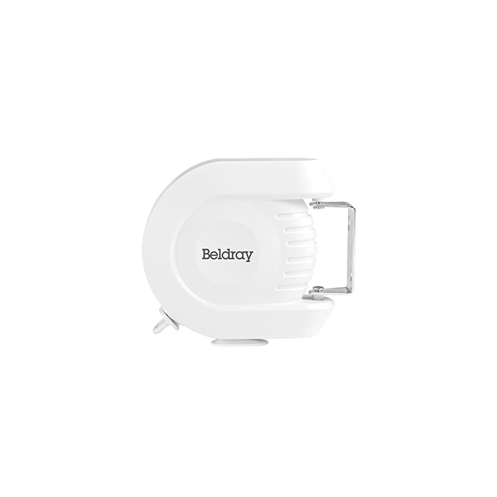 Beldray LA026996 Retractable Washing Line - Outdoor Extendable Clothesline, 12 m Drying Space, Wall Mountable with Pivoting Bracket, Compact Design,