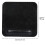 LONDO Leather Mouse Pad with Wrist Rest (Black with Black Stitchings) 2