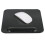 LONDO Leather Mouse Pad with Wrist Rest (Black with Black Stitchings) 1