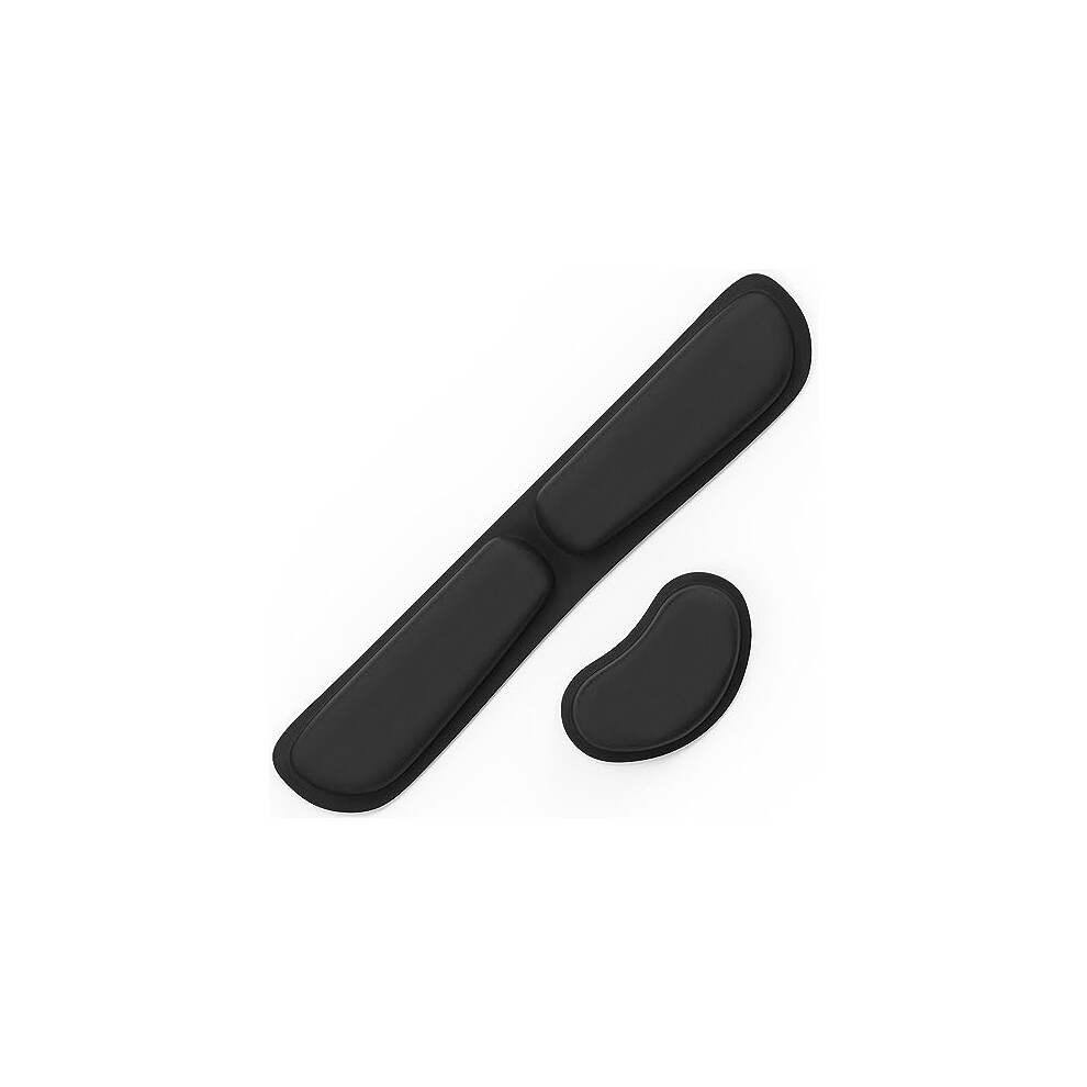 Gim Keyboard Wrist Rest Mouse Pad, Mouse Mat Keyboard Wrist Support Pad Set, Ergonomic Wrist Cushion Support With Memory Foam Wrist Support For 5051216009276