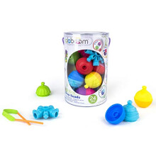 Lalaboom - Preschool Educational Beads - Montessori Shapes and Colors Construction Game and Learning Toy for Babies and Children from 10 Months to 4