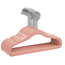 MangoKit Baby Non-Slip Velvet Hangers, Infant and Toddler Hangers, Ultra-Slim Space Saving Kids Hangers 360 degree rotatory hook Sturdy&Durable