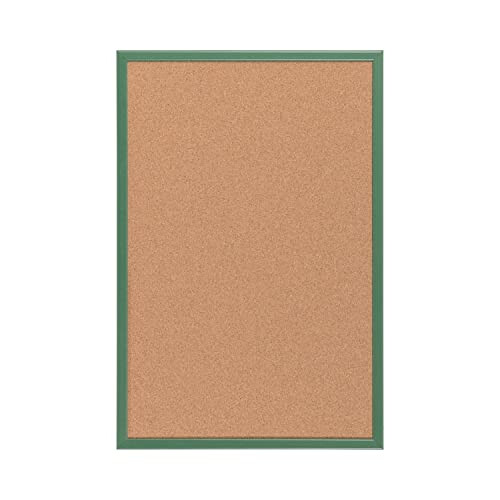 5 Star Office Bi-Office Cork Notice Board 60 x 40 cm Green 1