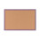 5 Star Office Bi-Office Cork Board Purple MDF Frame 60x40cm 2