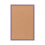 5 Star Office Bi-Office Cork Board Purple MDF Frame 60x40cm 5