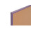5 Star Office Bi-Office Cork Board Purple MDF Frame 60x40cm 3