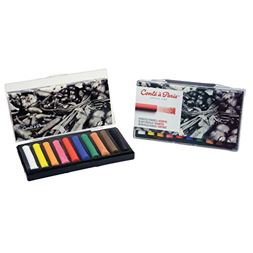 Cont? ? Paris 50207?Soft Pastel Set of 10 1