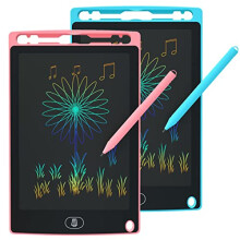 2 Pack LCD Writing Tablet for Kids, 10 Inch Drawing Doodle Board Pad Tablet Scribbler Pad, Portable Learning Educational Toys with Lock, Colourful