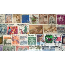 Canada 100 various stamps (Stamps for collectors)