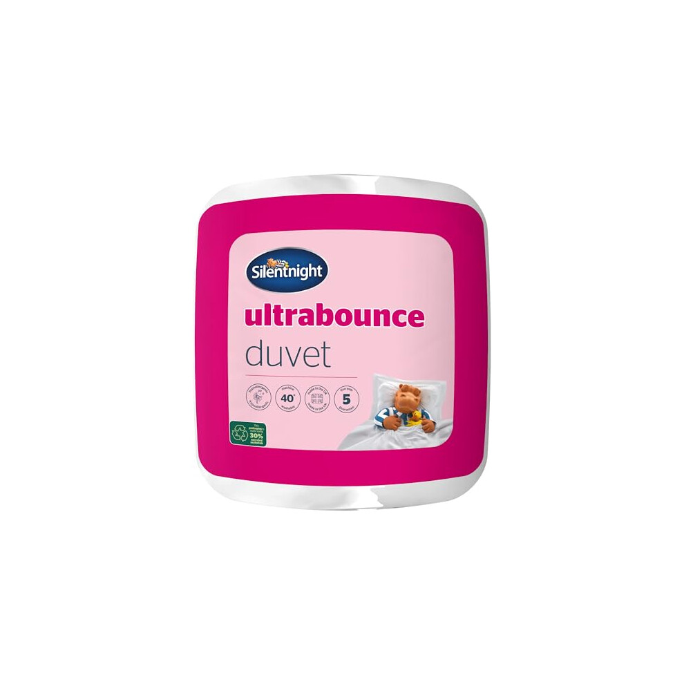 Silentnight Ultrabounce 10.5 Tog Single Duvet ? All Year Duvet Quilt Ideal For Summer And Winter ? Hypoallergenic And Machine Washable - Single