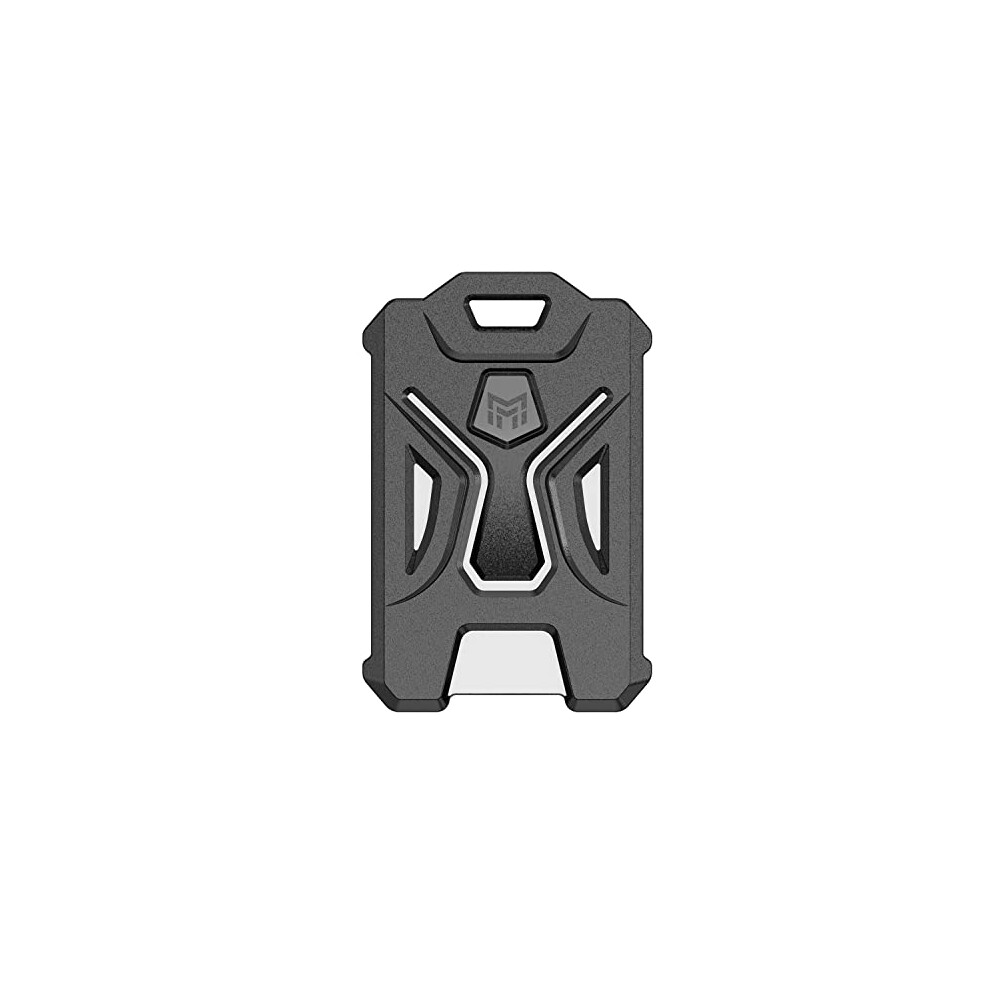 MNGARISTA Heavy Duty Badge Holder, Vertical ID Card Holder for Credit Cards, Clear ID Window, All PC Polycarbonate Plastic Housing, 5 Cards Capacity,