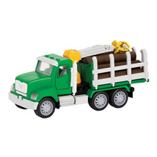Driven by Battat WH1013Z Micro Toy Crane Arm and Logs ? Includes Working Lights and Sounds ? Cars and Trucks for Kids Age 3+, Nylon/a