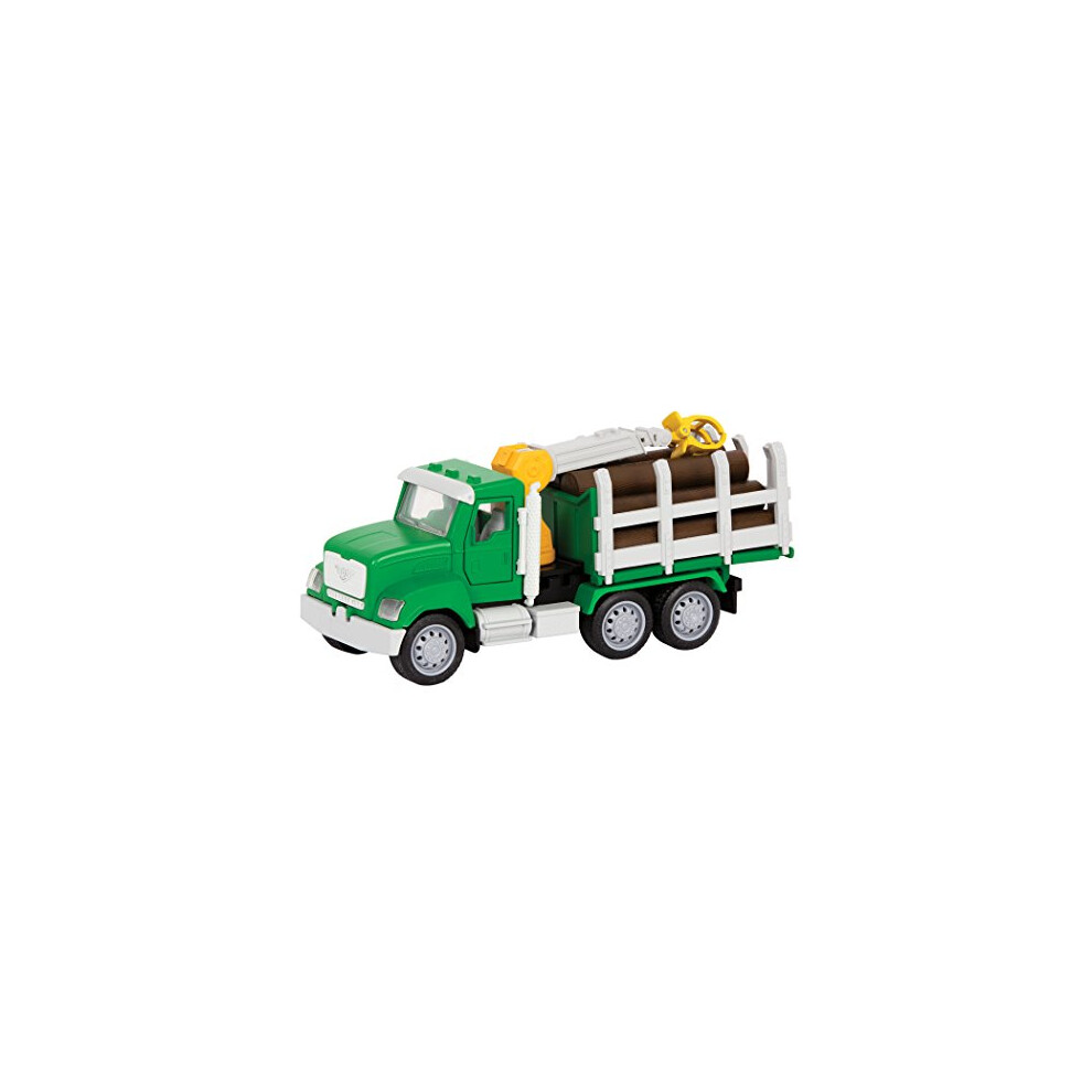 Battat Driven By Wh1013z Micro Toy Crane Arm And Logs ? Includes Working Lights And Sounds ? Cars And Trucks For Kids Age 3+, Nylon/A