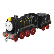 Fisher-Price Thomas & Friends die-cast push-along Hiro toy train engine for preschool kids ages 3+