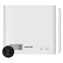 Salter 1066 WHDR15 Digital Kitchen Scale - 3kg Capacity, High Precision Sensor ABS Platform, Accurate Food Weighing, Add & Weigh, Zero Function, Easy