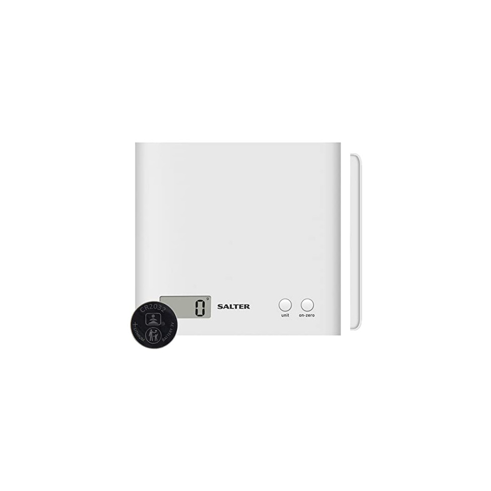 Salter 1066 Whdr15 Digital Kitchen Scale - 3Kg Capacity, High Precision Sensor Abs Platform, Accurate Food Weighing, Add & Weigh, Zero Function, Easy
