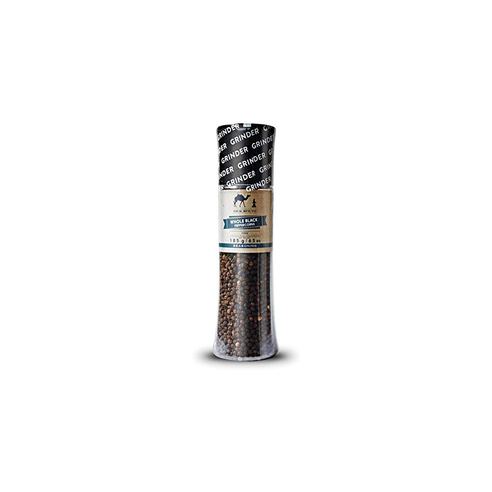 Silk Route Spice Company Giant Whole Black Pepper Grinder 185g - 6.04oz
