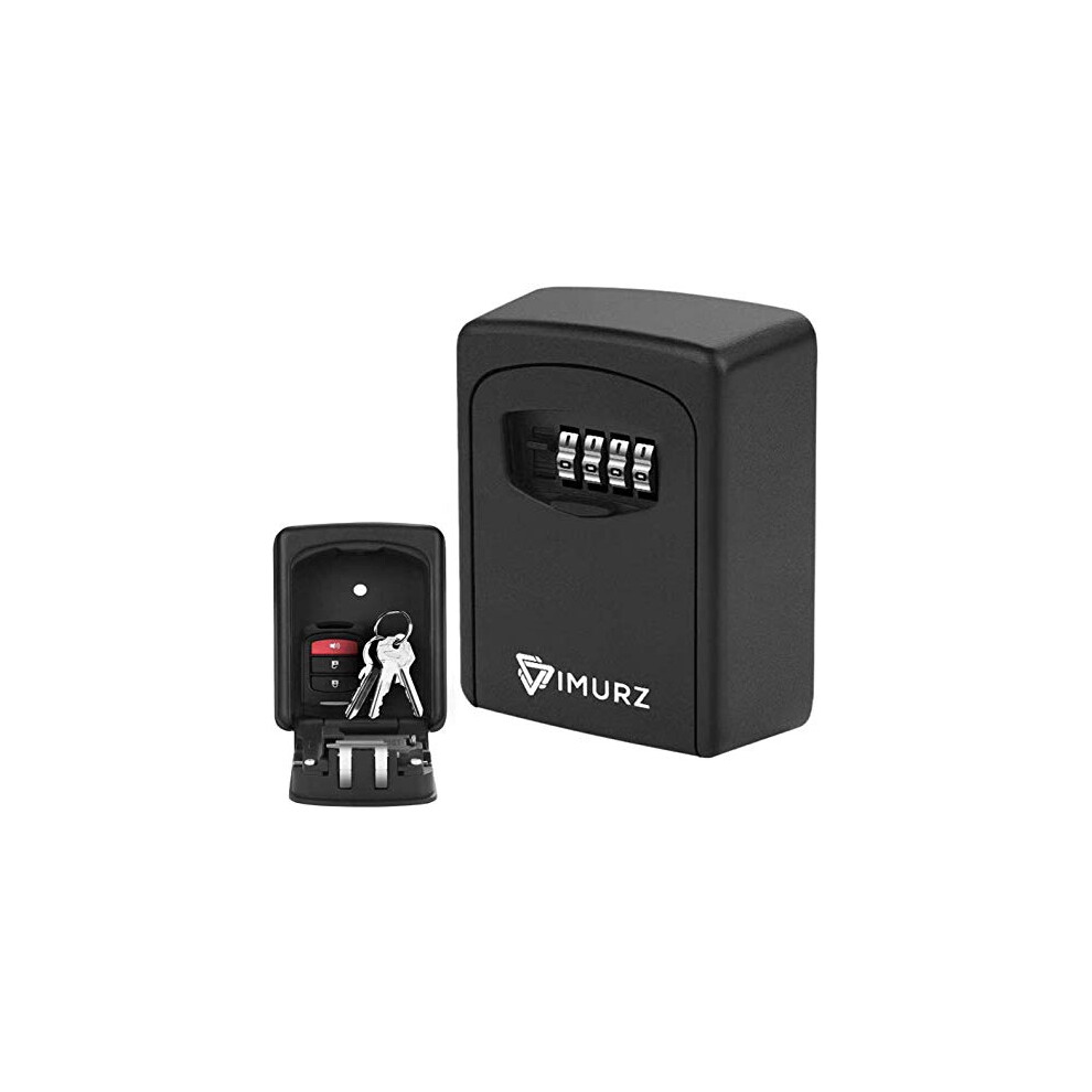 Key Lock Box Wall Mounted 4-Digit Combination Key Safe Storage Lock Box For Airbnb Home Garage School Spare House Key 5051215999042