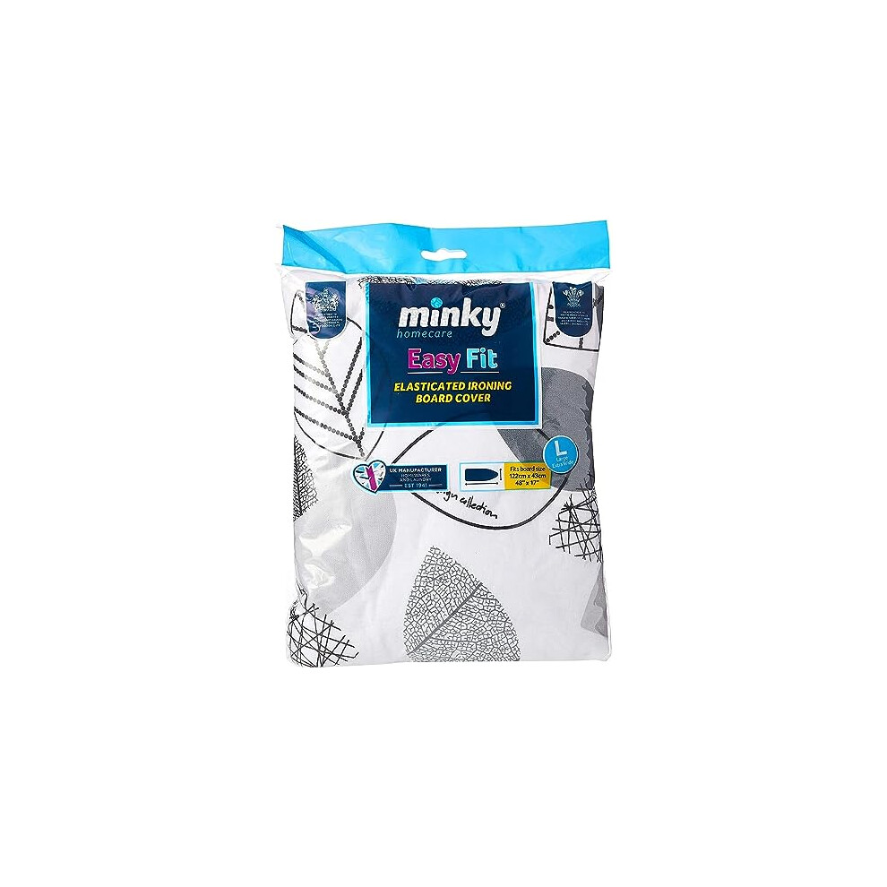 Minky Pp23002000 Easy Fit Extra-Wide Ironing Board Cover, 122 X 43 Cm