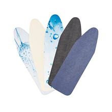 Brabantia Cotton Ironing Board Cover with 2 mm Foamback, Size E, 135 x 49 cm - Neutral